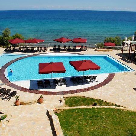 Tsamis Zante Suites (Adults Only) Psarou  Bagian luar foto A pool at a hotel in Greece