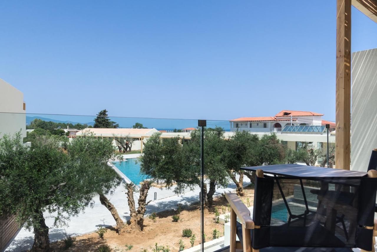 Tsamis Zante Suites (Adults Only) Psarou  Bagian luar foto View from the balcony of a hotel room