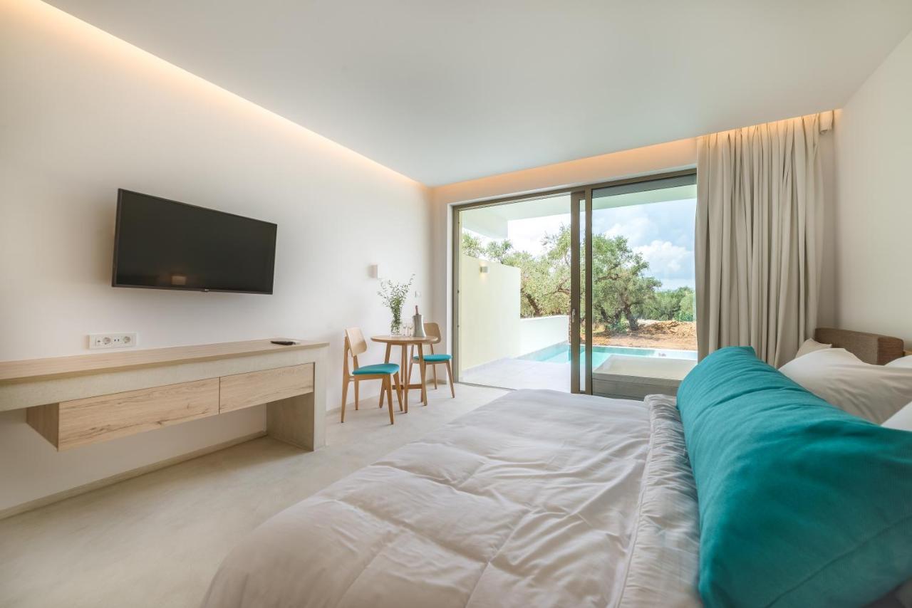 Tsamis Zante Suites (Adults Only) Psarou  Bagian luar foto Deluxe room with private pool