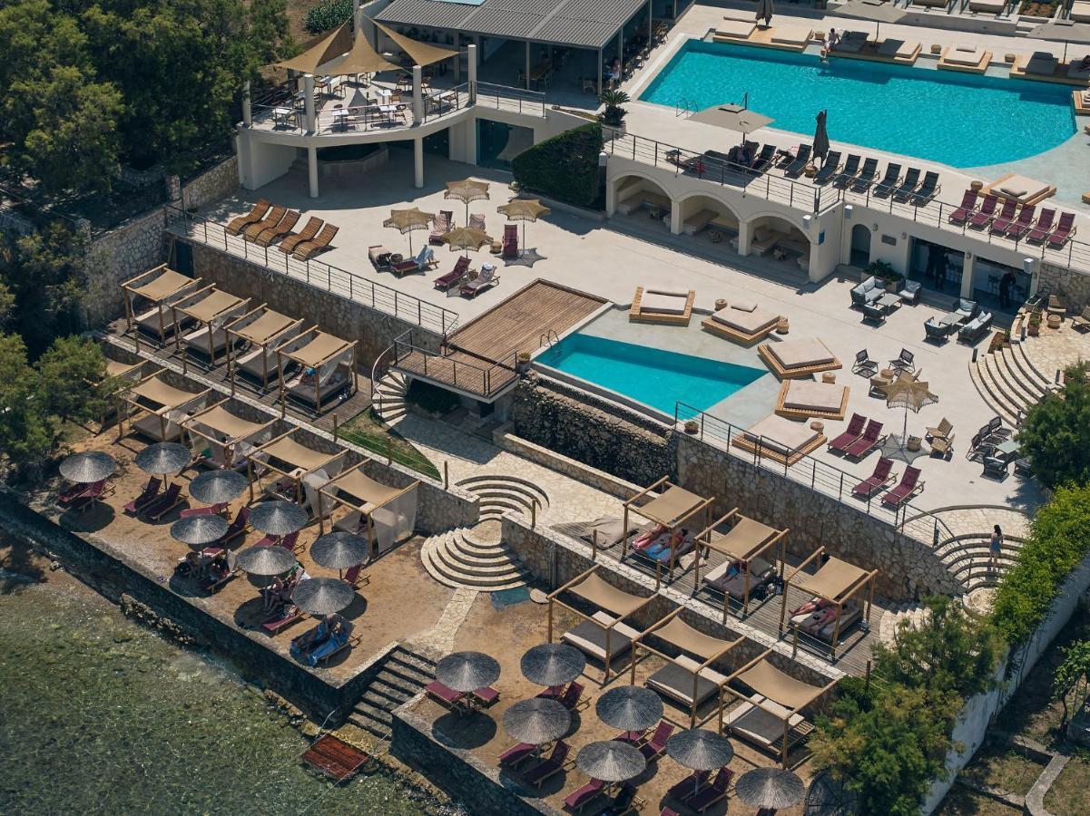 Tsamis Zante Suites (Adults Only) Psarou  Bagian luar foto Aerial view of the hotel