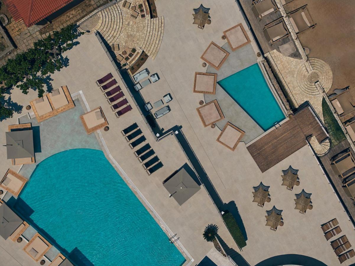 Tsamis Zante Suites (Adults Only) Psarou  Bagian luar foto Aerial view of the hotel