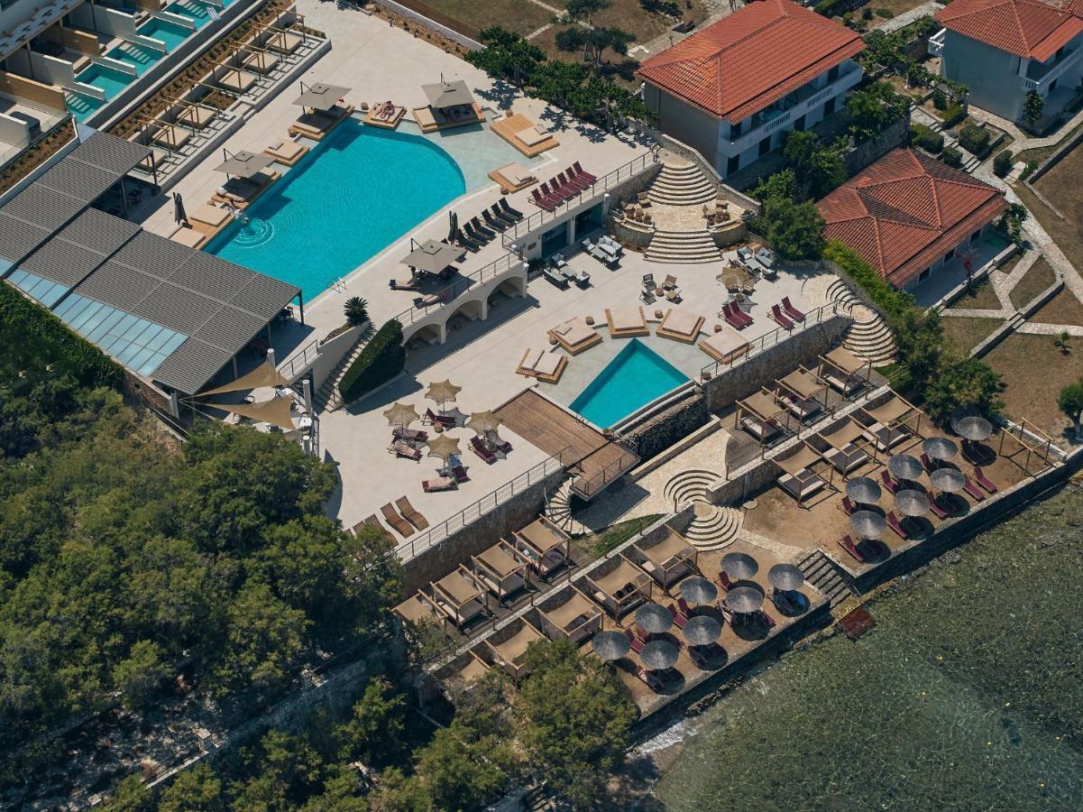 Tsamis Zante Suites (Adults Only) Psarou  Bagian luar foto Aerial view